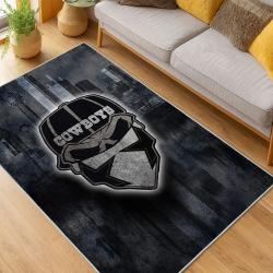 nfl dallas cowboys football team logo sport carpet area rug home decor living room dcb234