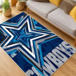 nfl dallas cowboys football team logo sport carpet area rug home decor living room dcb238