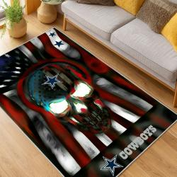 nfl dallas cowboys football team logo sport carpet area rug home decor living room dcb245
