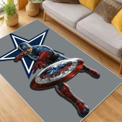 nfl dallas cowboys football team logo sport carpet area rug home decor living room dcb246