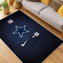 nfl dallas cowboys football team logo sport carpet area rug home decor living room dcb261