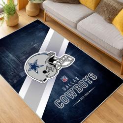 nfl dallas cowboys football team logo sport carpet area rug home decor living room dcb61