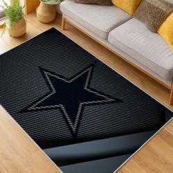 nfl dallas cowboys football team logo sport carpet area rug home decor living room dcb62