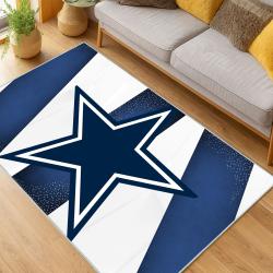 nfl dallas cowboys football team logo sport carpet area rug home decor living room dcb65
