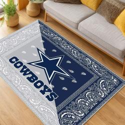 nfl dallas cowboys football team logo sport carpet area rug home decor living room dcb66