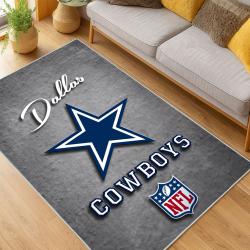 nfl dallas cowboys football team logo sport carpet area rug home decor living room dcb67