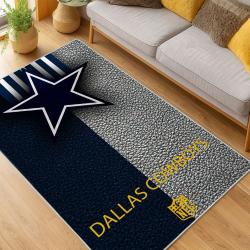 nfl dallas cowboys football team logo sport carpet area rug home decor living room dcb68