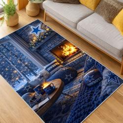 nfl dallas cowboys football team logo sport carpet area rug home decor living room dcb73