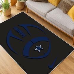 nfl dallas cowboys football team logo sport carpet area rug home decor living room dcb74