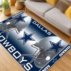 nfl dallas cowboys football team logo sport carpet area rug home decor living room dcb76