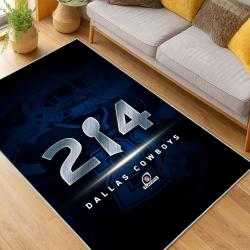nfl dallas cowboys football team logo sport carpet area rug home decor living room dcb78