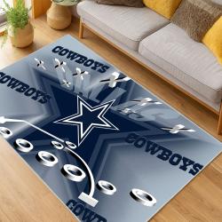 nfl dallas cowboys football team logo sport carpet area rug home decor living room dcb84