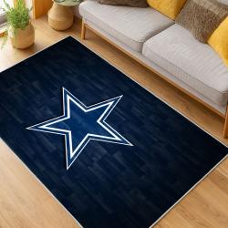 nfl dallas cowboys football team logo sport carpet area rug home decor living room dcb93
