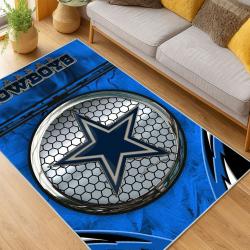nfl dallas cowboys football team logo sport carpet area rug home decor living room dcb94
