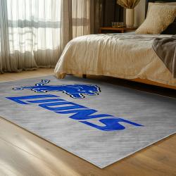 NFL Detroit Lions Football Team Logo Sport Carpet Area Rug Home Decor Gift For Fans DLW105