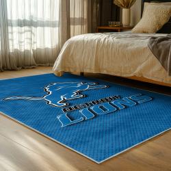NFL Detroit Lions Football Team Logo Sport Carpet Area Rug Home Decor Gift For Fans DLW116