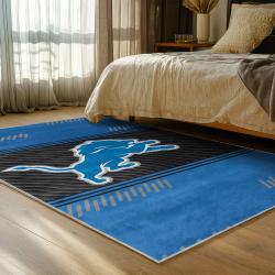 NFL Detroit Lions Football Team Logo Sport Carpet Area Rug Home Decor Gift For Fans DLW119