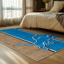NFL Detroit Lions Football Team Logo Sport Carpet Area Rug Home Decor Gift For Fans DLW124