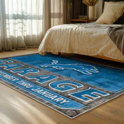 NFL Detroit Lions Football Team Logo Sport Carpet Area Rug Home Decor Gift For Fans DLW139