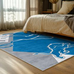 NFL Detroit Lions Football Team Logo Sport Carpet Area Rug Home Decor Gift For Fans DLW148