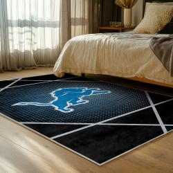NFL Detroit Lions Football Team Logo Sport Carpet Area Rug Home Decor Gift For Fans DLW149