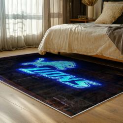 NFL Detroit Lions Football Team Logo Sport Carpet Area Rug Home Decor Gift For Fans DLW159