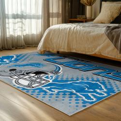 NFL Detroit Lions Football Team Logo Sport Carpet Area Rug Home Decor Gift For Fans DLW163