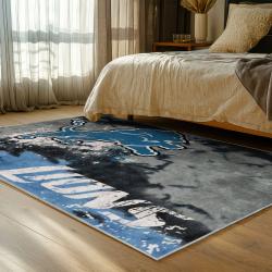 NFL Detroit Lions Football Team Logo Sport Carpet Area Rug Home Decor Gift For Fans DLW169