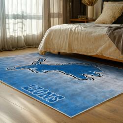 NFL Detroit Lions Football Team Logo Sport Carpet Area Rug Home Decor Gift For Fans DLW178