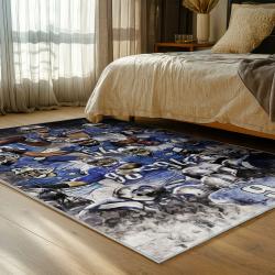 NFL Detroit Lions Football Team Logo Sport Carpet Area Rug Home Decor Gift For Fans DLW191