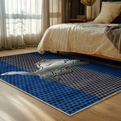 NFL Detroit Lions Football Team Logo Sport Carpet Area Rug Home Decor Gift For Fans DLW199