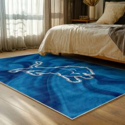 NFL Detroit Lions Football Team Logo Sport Carpet Area Rug Home Decor Gift For Fans DLW207