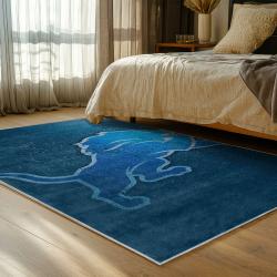 NFL Detroit Lions Football Team Logo Sport Carpet Area Rug Home Decor Gift For Fans DLW209