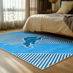 NFL Detroit Lions Football Team Logo Sport Carpet Area Rug Home Decor Gift For Fans DLW212