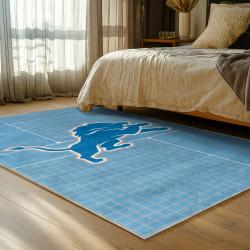 NFL Detroit Lions Football Team Logo Sport Carpet Area Rug Home Decor Gift For Fans DLW213
