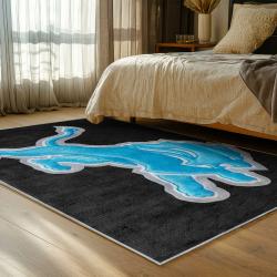 NFL Detroit Lions Football Team Logo Sport Carpet Area Rug Home Decor Gift For Fans DLW219