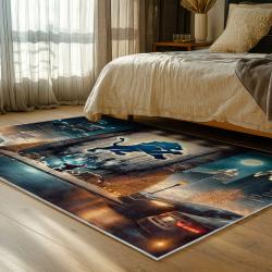 NFL Detroit Lions Football Team Logo Sport Carpet Area Rug Home Decor Gift For Fans DLW227
