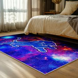 NFL Detroit Lions Football Team Logo Sport Carpet Area Rug Home Decor Gift For Fans DLW34