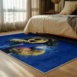 NFL Detroit Lions Football Team Logo Sport Carpet Area Rug Home Decor Gift For Fans DLW35