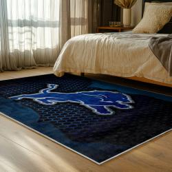 NFL Detroit Lions Football Team Logo Sport Carpet Area Rug Home Decor Gift For Fans DLW48