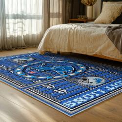NFL Detroit Lions Football Team Logo Sport Carpet Area Rug Home Decor Gift For Fans DLW49