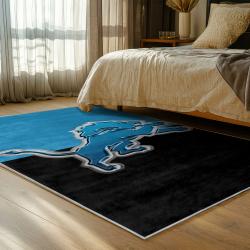 NFL Detroit Lions Football Team Logo Sport Carpet Area Rug Home Decor Gift For Fans DLW53