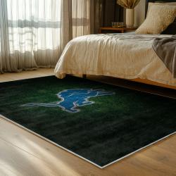 NFL Detroit Lions Football Team Logo Sport Carpet Area Rug Home Decor Gift For Fans DLW70