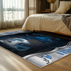 NFL Detroit Lions Football Team Logo Sport Carpet Area Rug Home Decor Gift For Fans DLW78