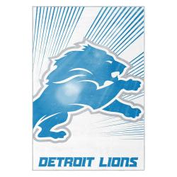 nfl detroit lions football team logo sport carpet area rug home decor gift for fans dlw104