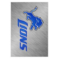 nfl detroit lions football team logo sport carpet area rug home decor gift for fans dlw105