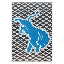 nfl detroit lions football team logo sport carpet area rug home decor gift for fans dlw106