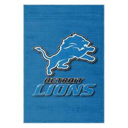 nfl detroit lions football team logo sport carpet area rug home decor gift for fans dlw116