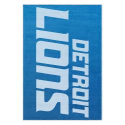 nfl detroit lions football team logo sport carpet area rug home decor gift for fans dlw122