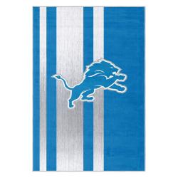 nfl detroit lions football team logo sport carpet area rug home decor gift for fans dlw125